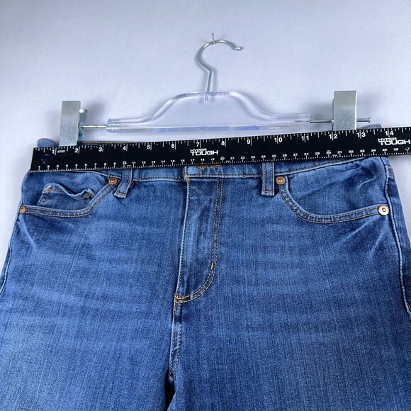 Loft Skinny Jeans Womens Size 28/6 Mid Rise Medium Wash Denim Stretch Blue - Picture 8 of 13